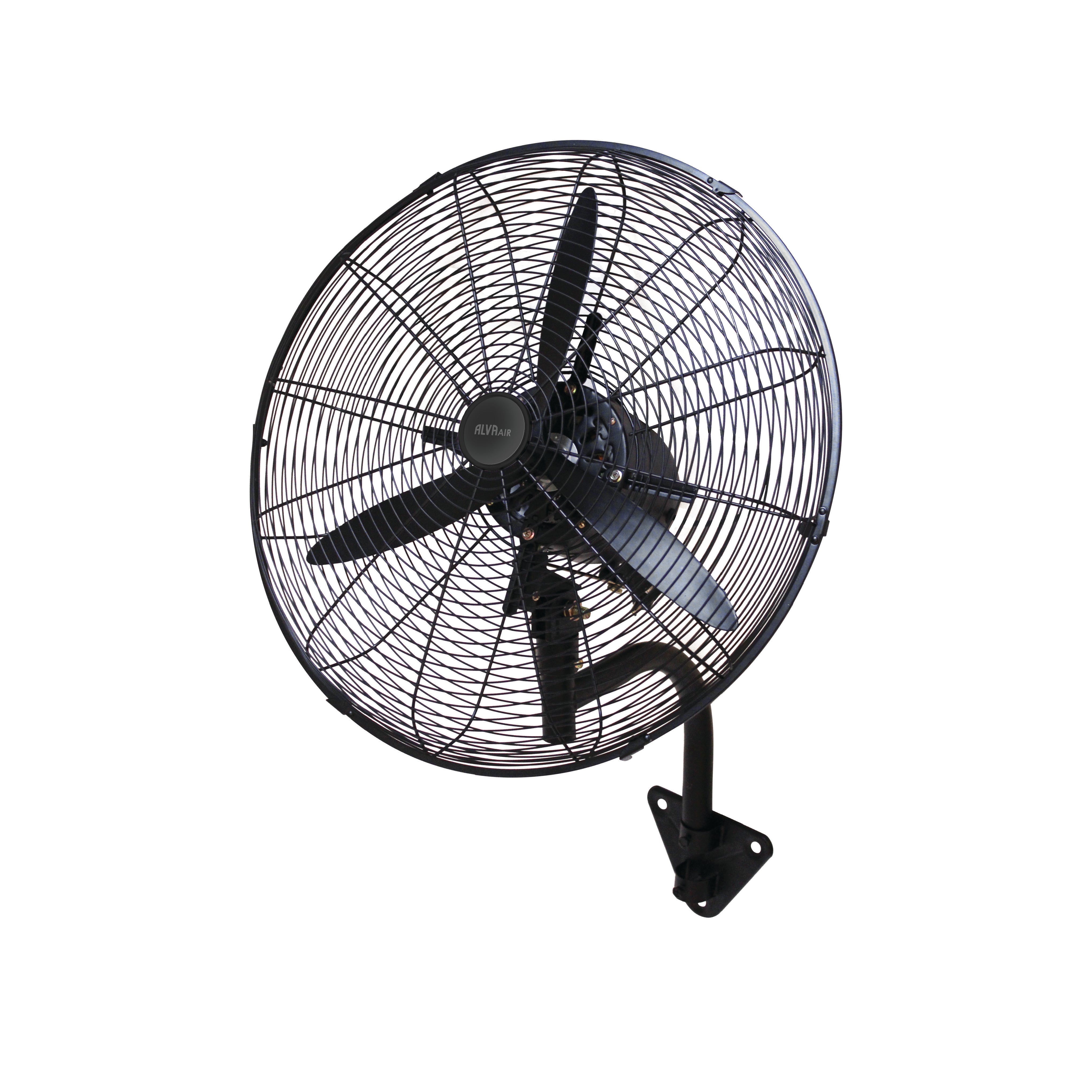 50cm Industrial Wall Fan - High Velocity (Matt Black)
