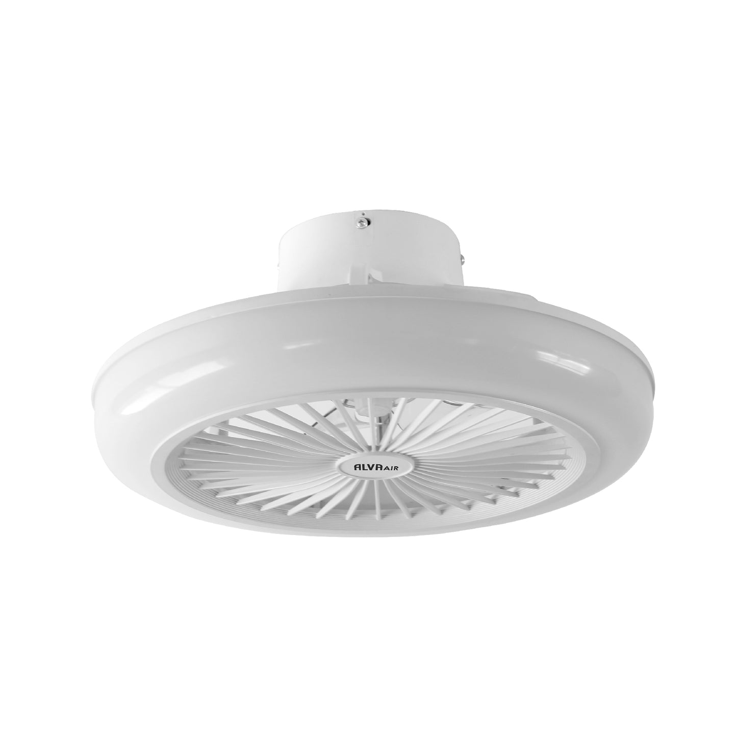 50CM LED LIGHT / CEILING FAN W REMOTE (WHITE)