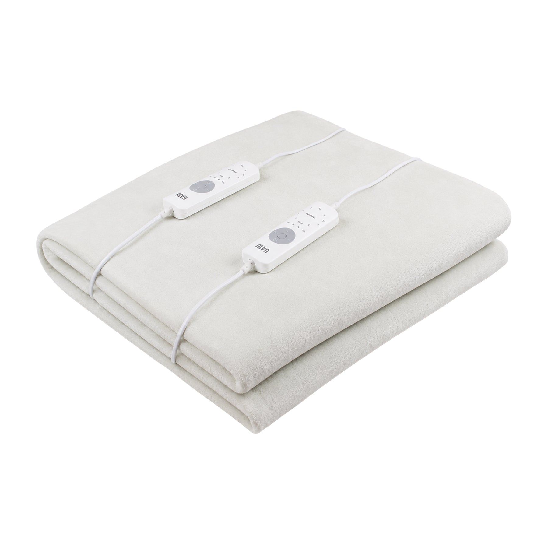ALVA Mink Fleece Electric Blanket | 8 Heat Settings & Timer | Single to King