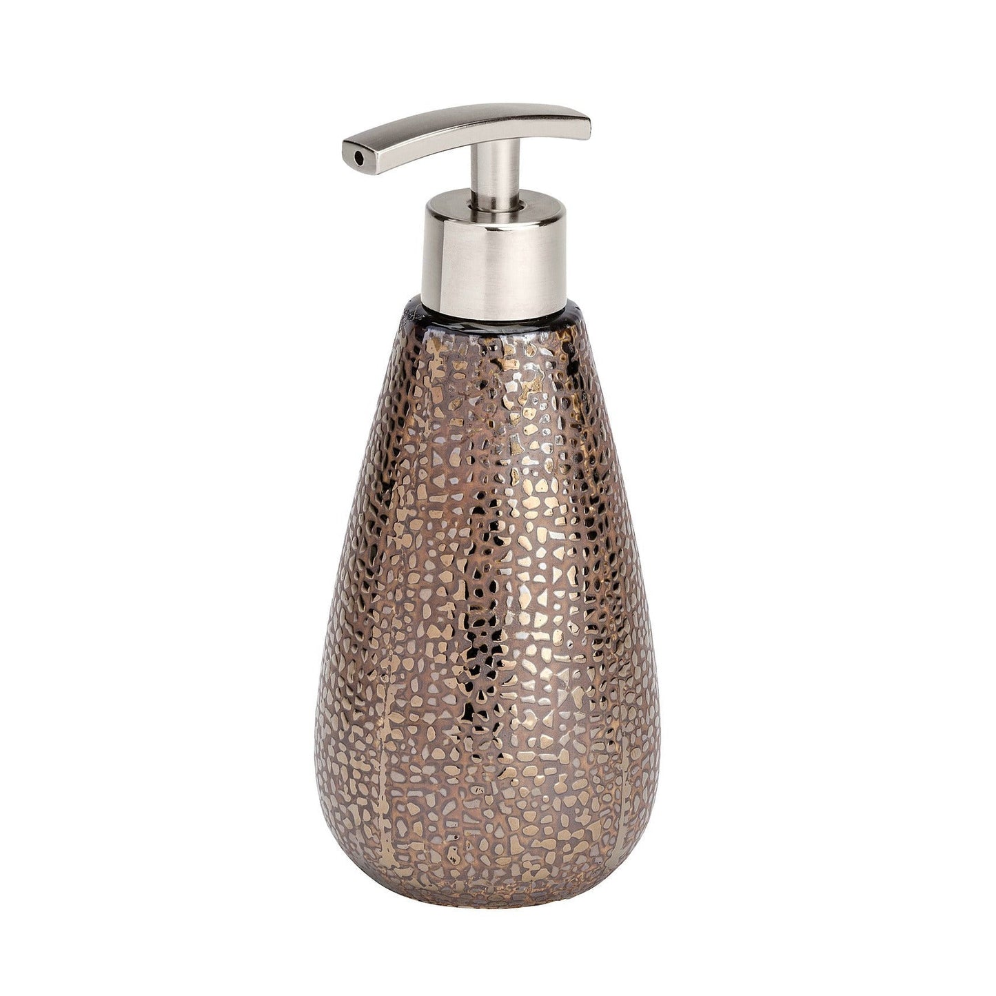 SOAP DISPENSER - MARRAKESH RANGE - CERAMIC - BROWN