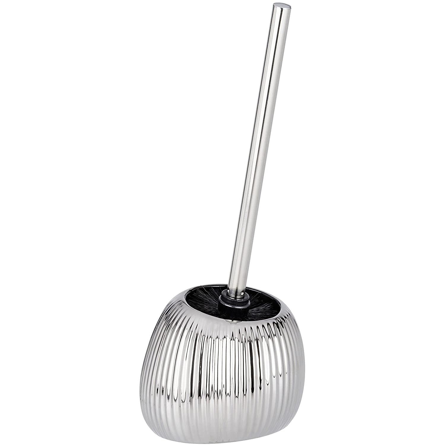 Toilet Brush Polaris Range Silver Riff - Ceramic