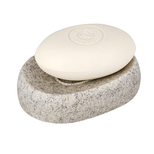 SOAP DISH - PURO - POLYRESIN - LIGHT GREY