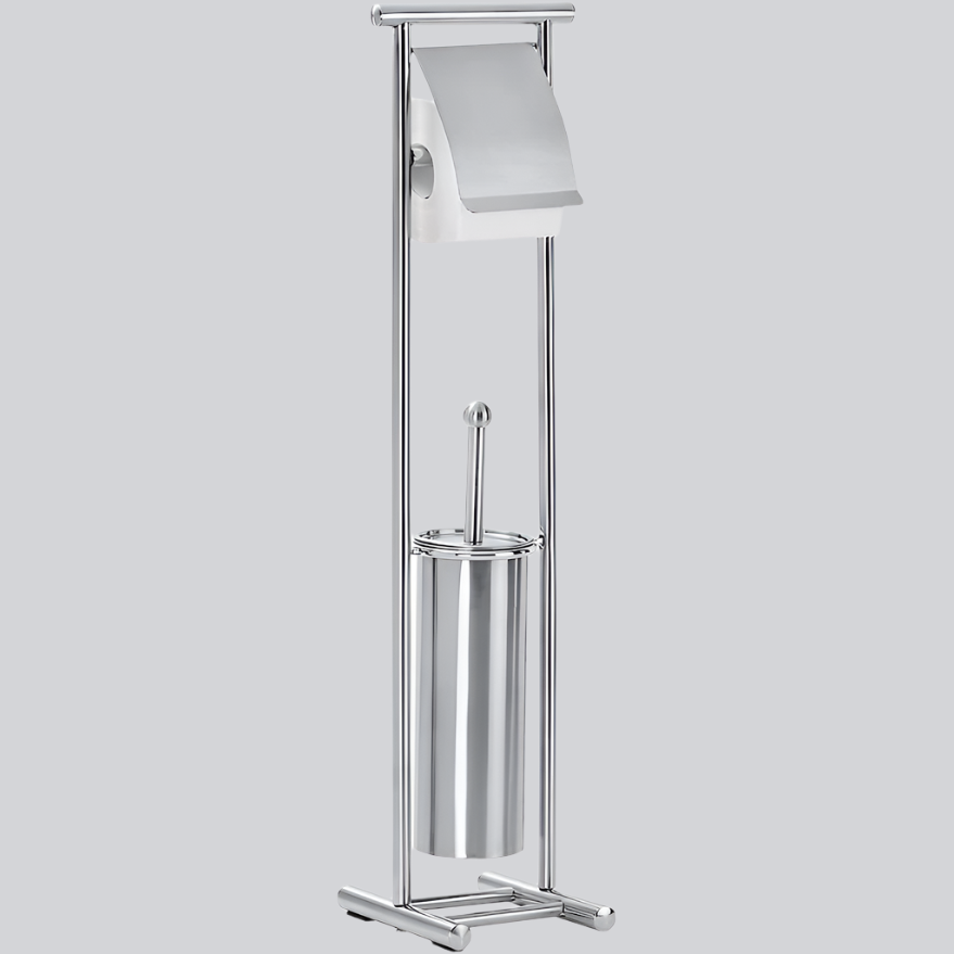 Freestanding Toilet Brush & Roll Holder - Lioni