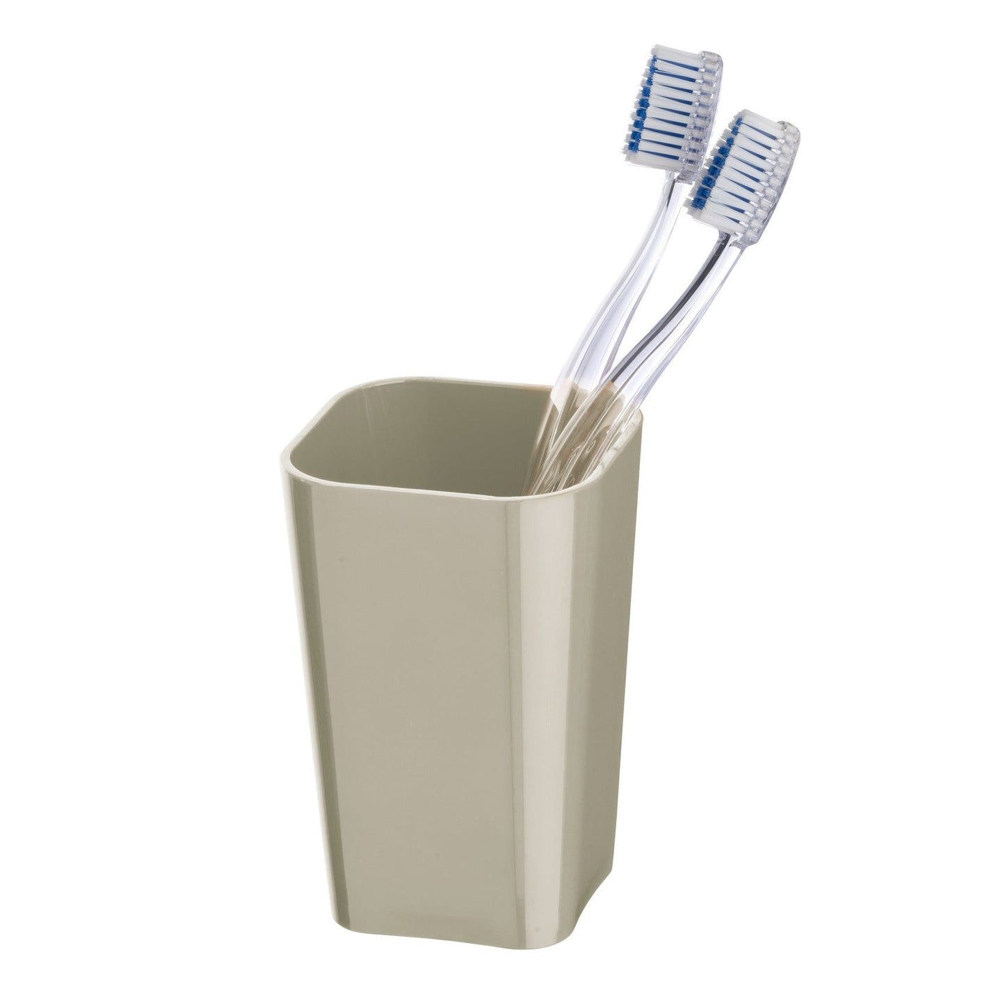 TOOTHBRUSH TUMBLER - CANDY RANGE - TAUPE