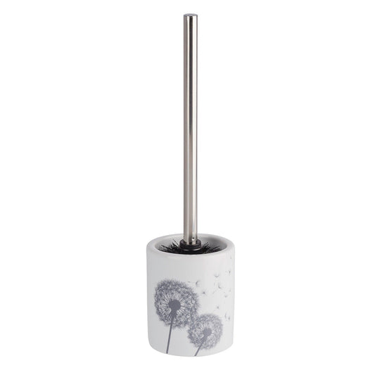 TOILET BRUSH - ASTERA RANGE - CERAMIC - WHITE/GREY