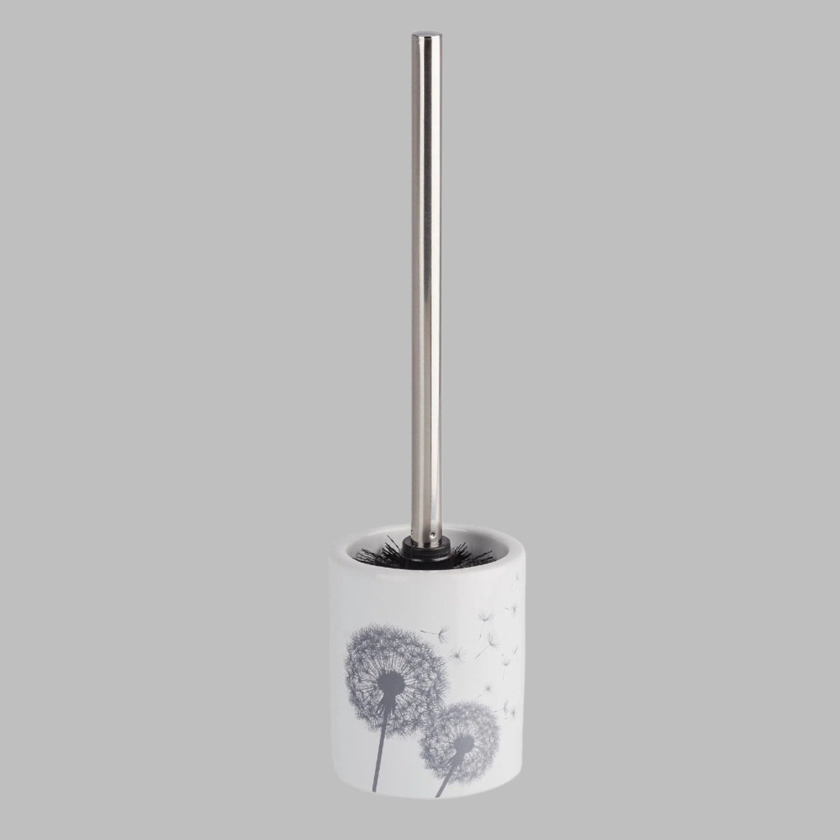 Toilet Brush - Astera Range - Ceramic - White/Grey