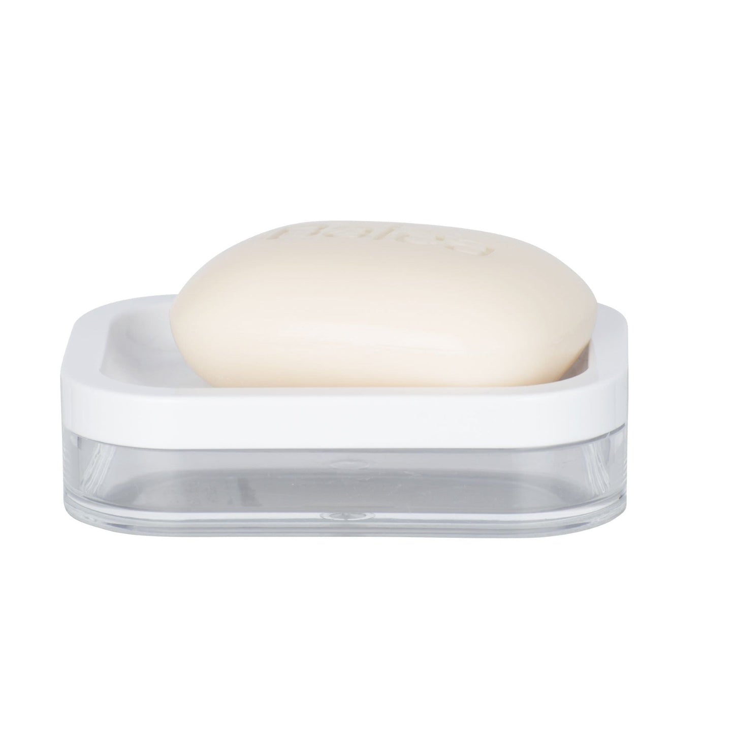 SOAP DISH - ORIA RANGE - WHITE & CLEAR