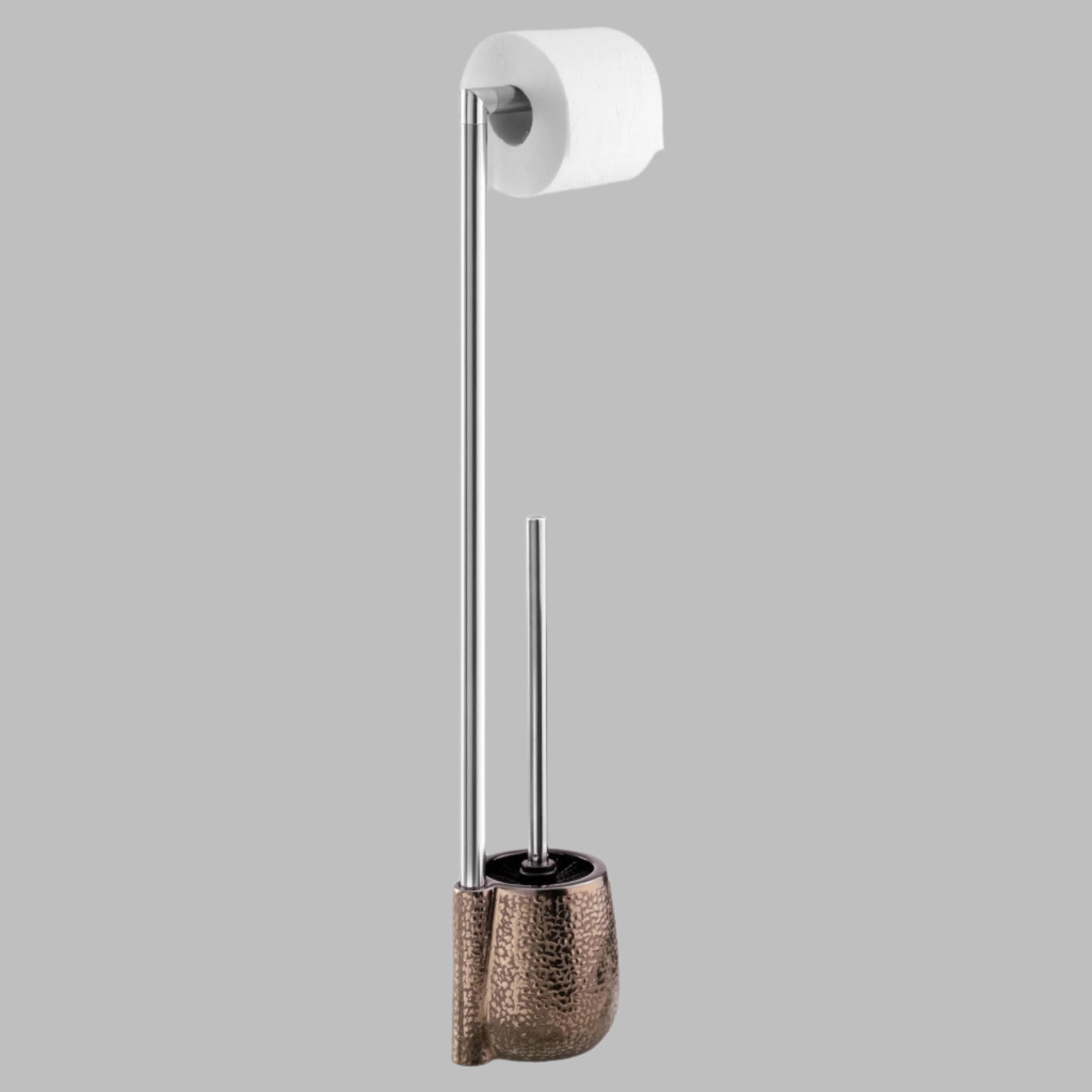 Freestanding Toilet Brush & Roll Holder - Ceramic - Marrakesh