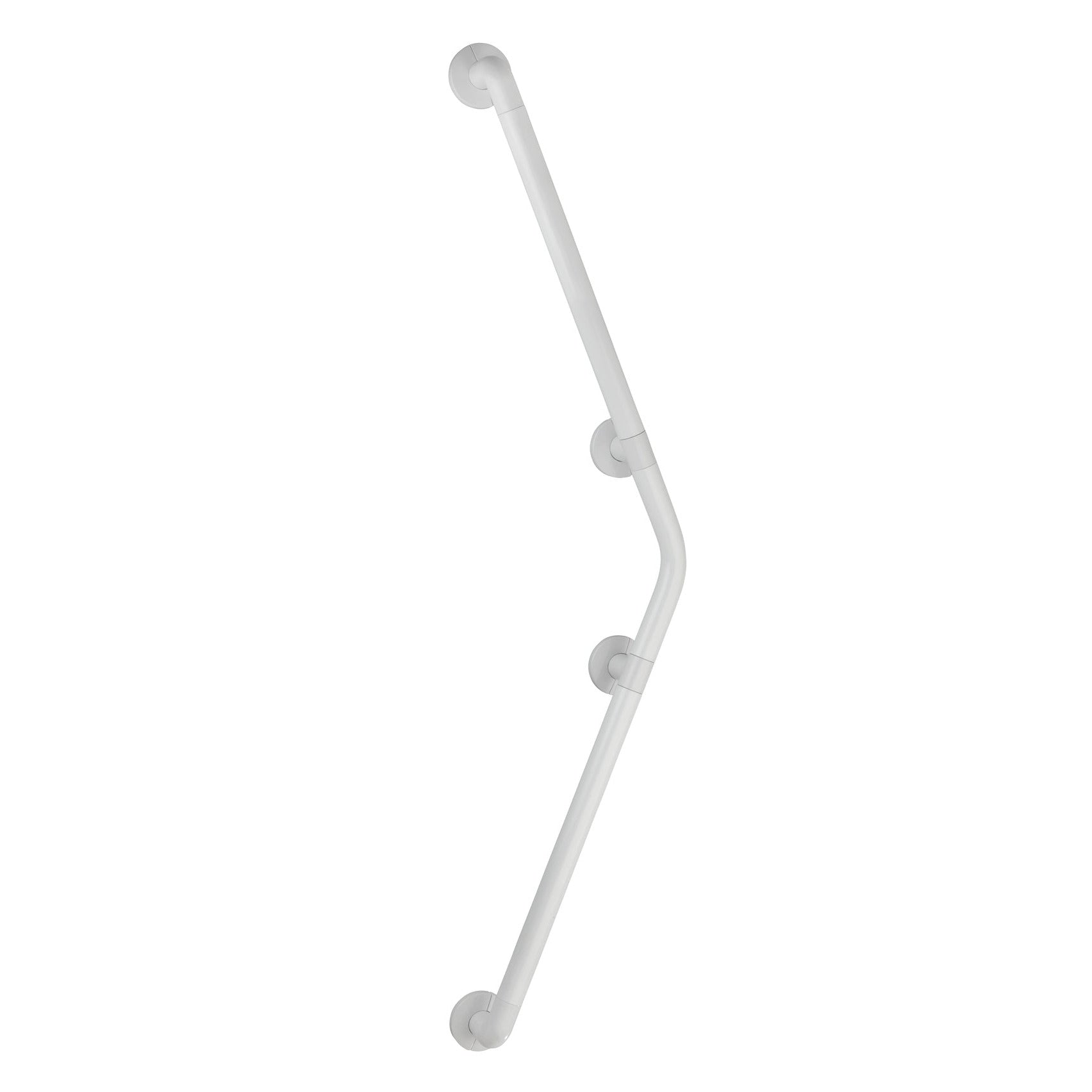 Bathroom Grab Rail - Secura - White - 135° 67x67cm
