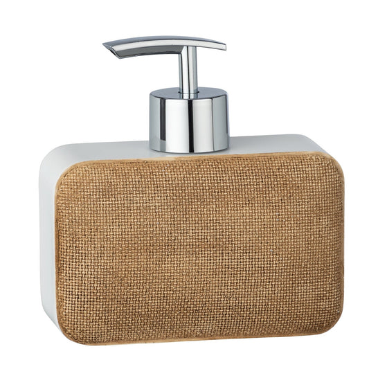 SOAP DISPENSER - AMBILA - POLYRESIN - BEIGE