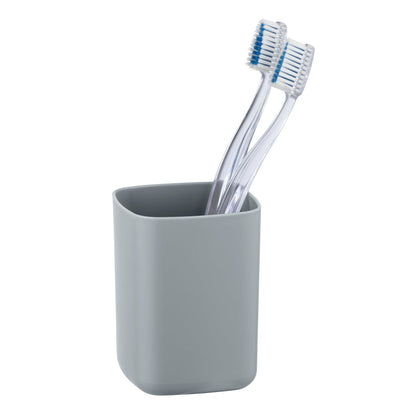 TOOTHBRUSH TUMBLER - BARCELONA RANGE - GREY - UNBREAKABLE