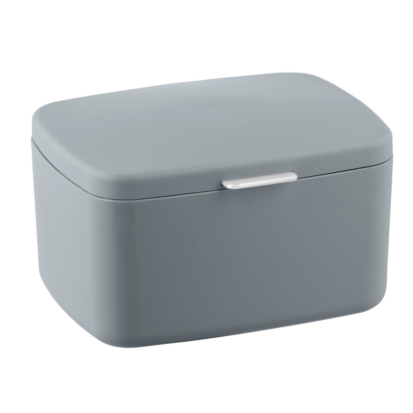 BATHROOM STORAGE BOX - BARCELONA - GREY - UNBREAKABLE - 16X11X19CM