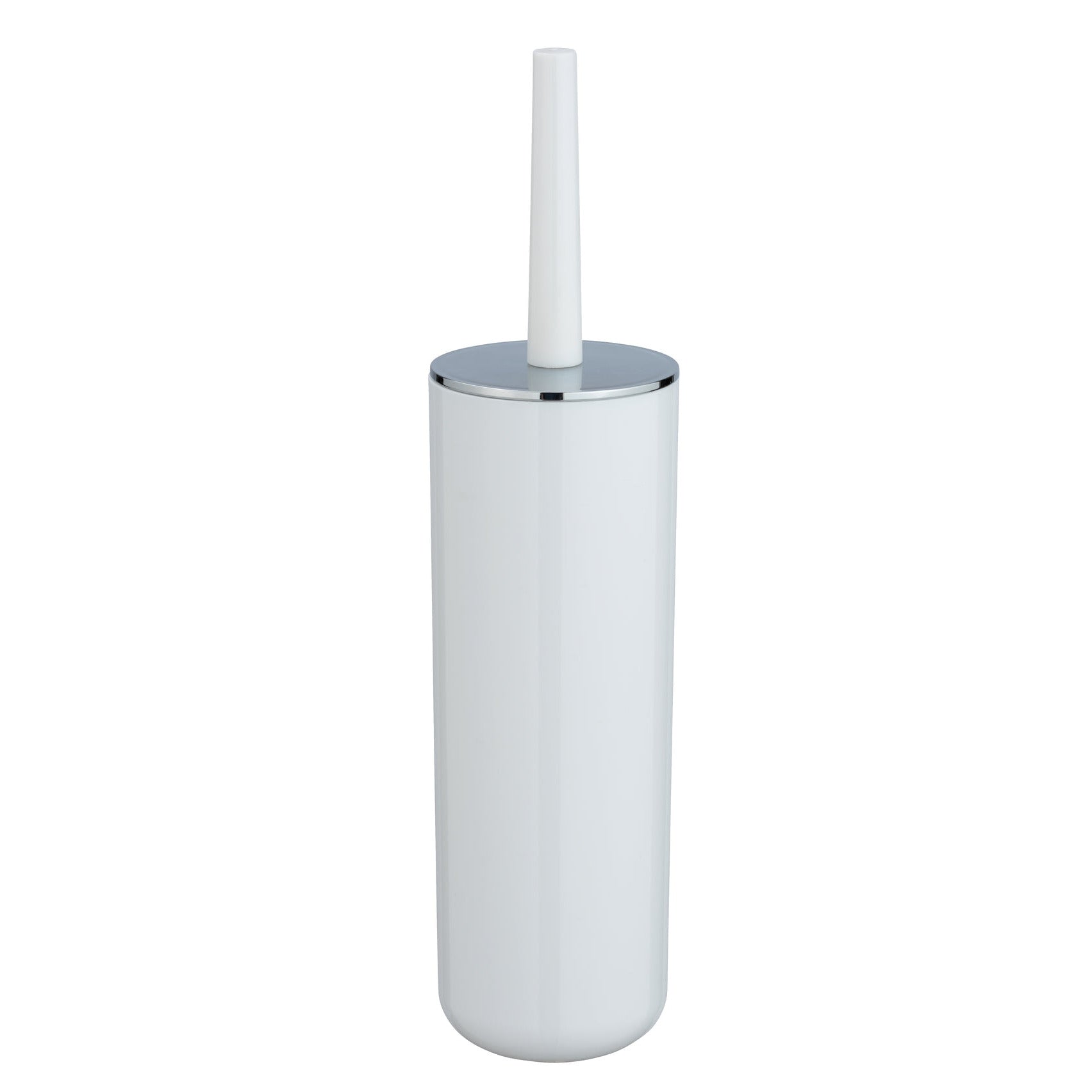 Toilet Brush - Closed - Posa - White/Chrome