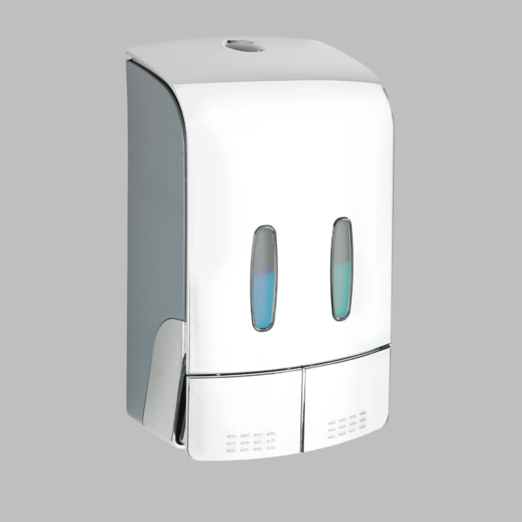 2-Chamber Disinfectant/Soap Dispenser - Tartas - Chrome