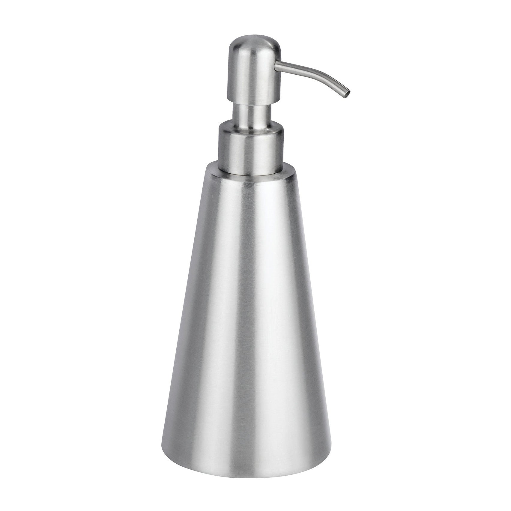 Soap Dispenser - Cone - 400ml - Stainless Steel - Matt Silver