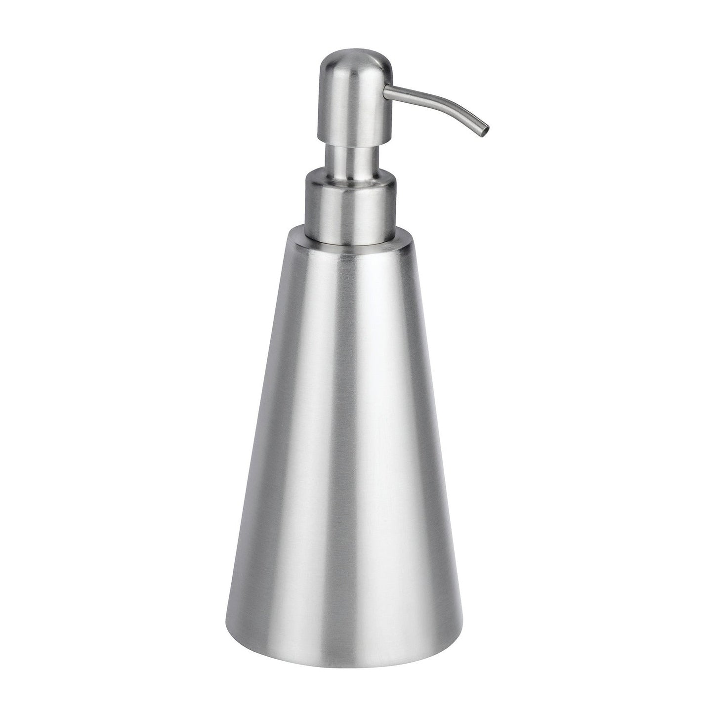 SOAP DISPENSER - CONE - 400ML - STAINLESS STEEL - MATT SILVER