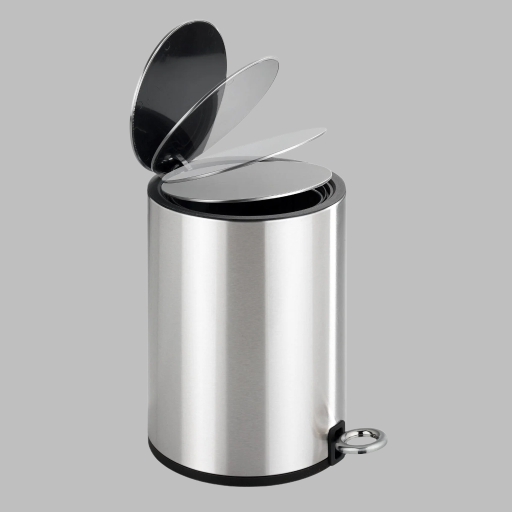 3L Pedal Bin - Monza - S/Steel Shiny