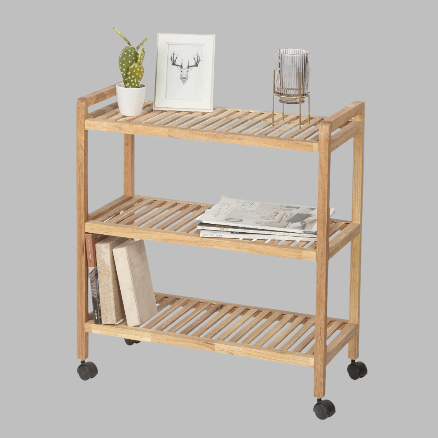 3-Tier Roller Trolley Shelf - Norway