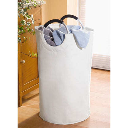 LAUNDRY BASKET 69L - JUMBO - BEIGE - 38X64X55CM