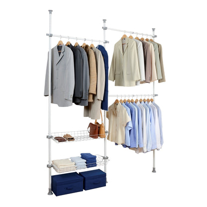 HERKULES DUO TELESCOPIC CLOTHES RACK SYSTEM