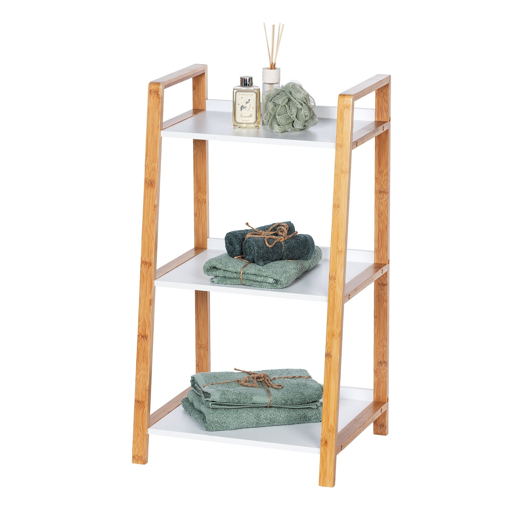 3-Tier Shelving Unit  - Finja - Bamboo