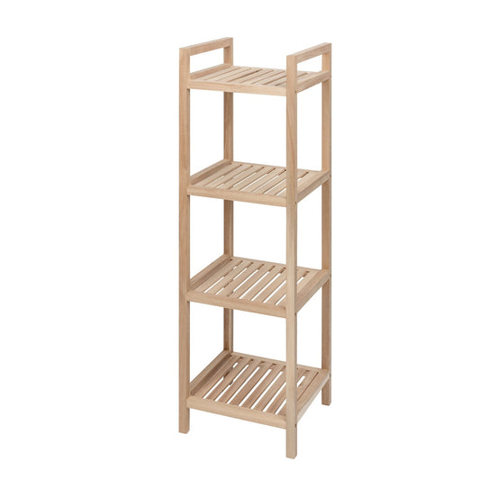 4-TIER SHELVING UNIT - ACINA RANGE - ACACIA WOOD