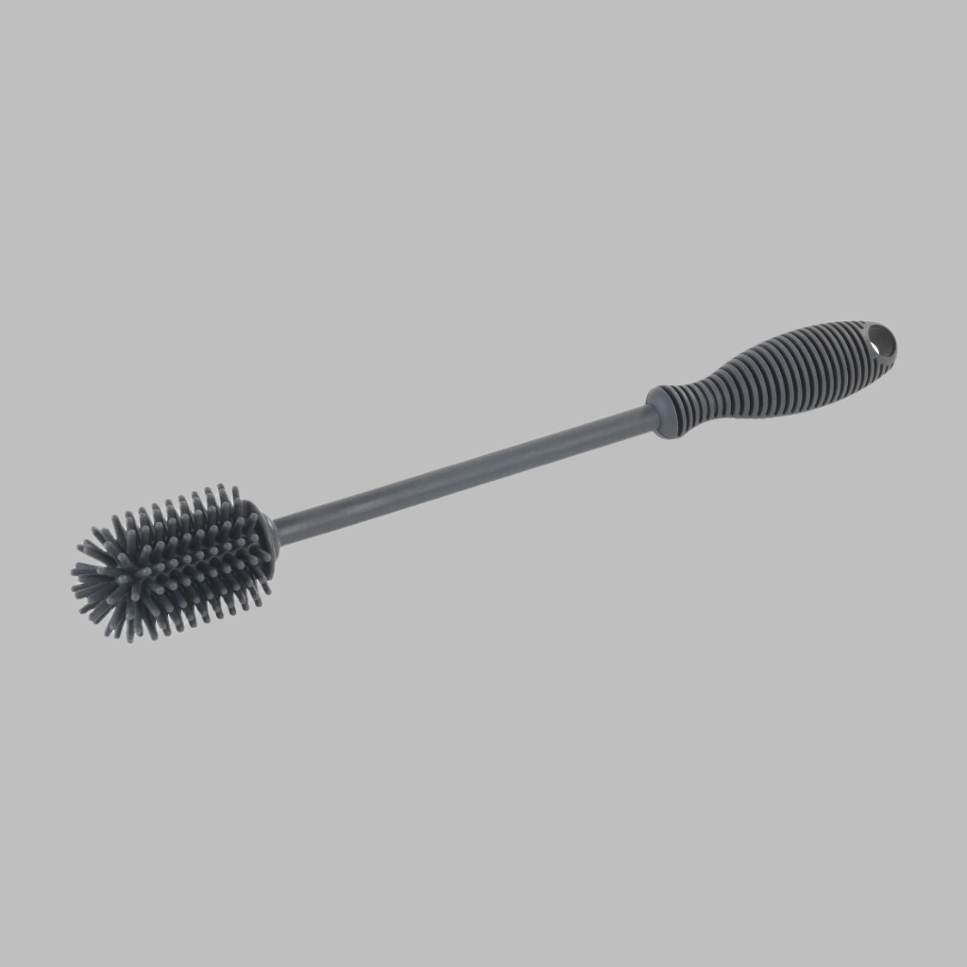 Washing-Up & Bottle Brush - Silicone - 25cm - Grey