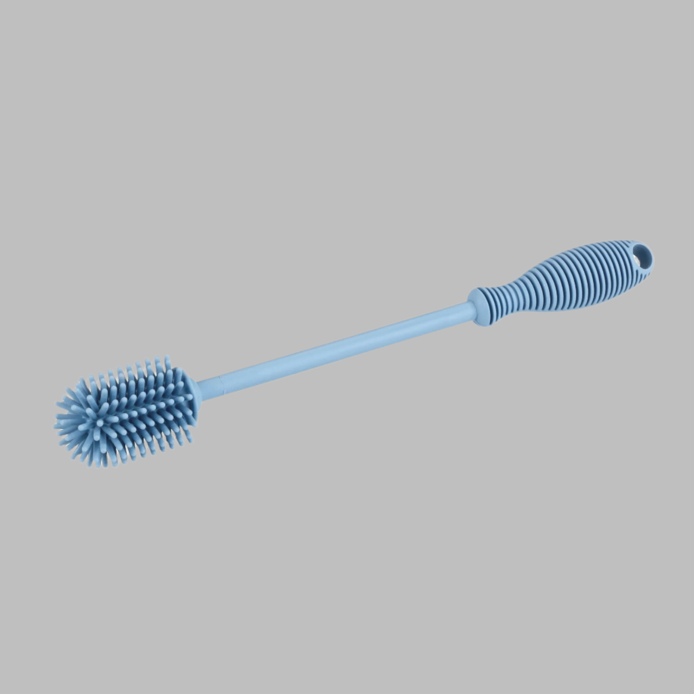 Washing-Up & Bottle Brush - Silicone - 25cm - Blue