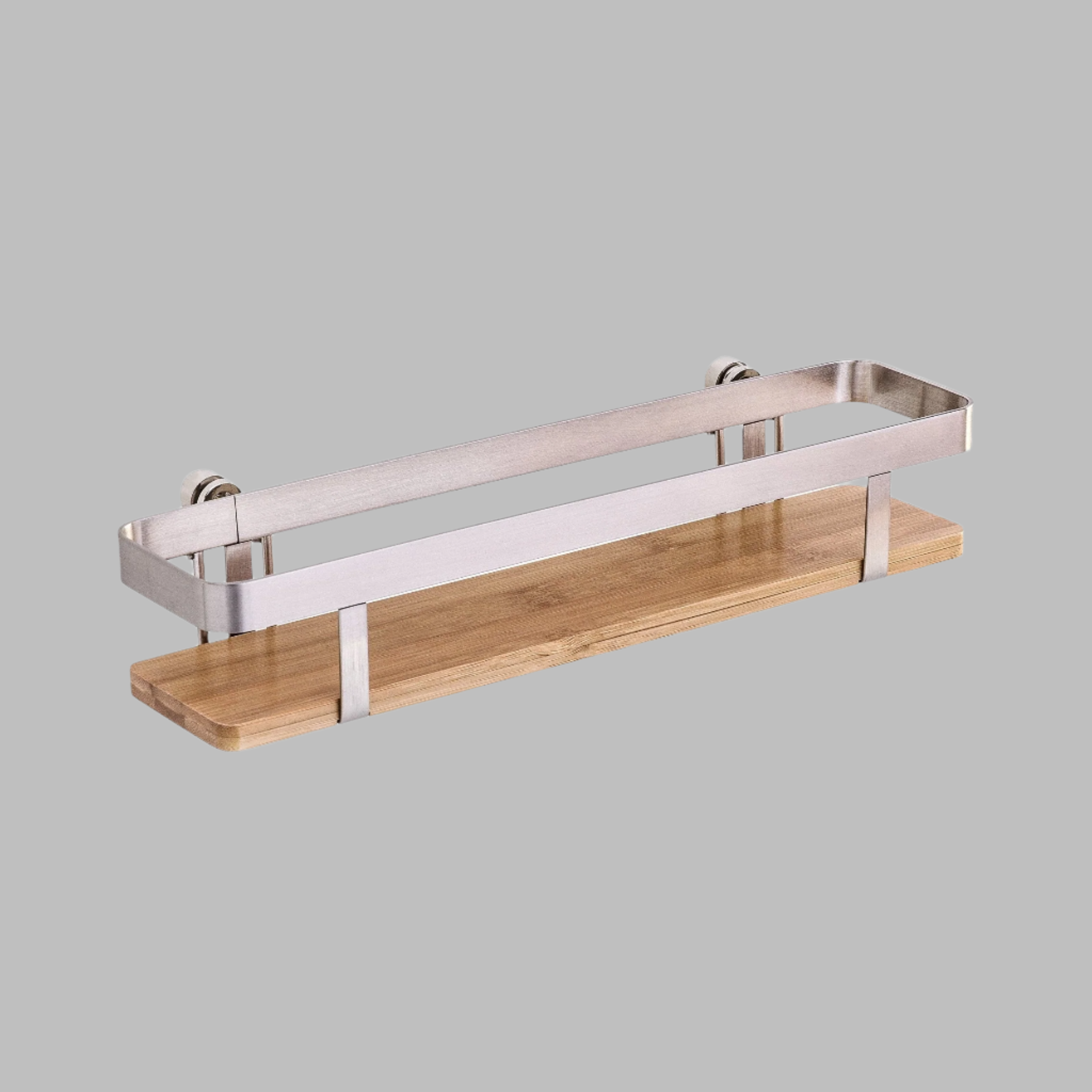 SPICE RACK - PREMIUM - STEEL & BAMBOO