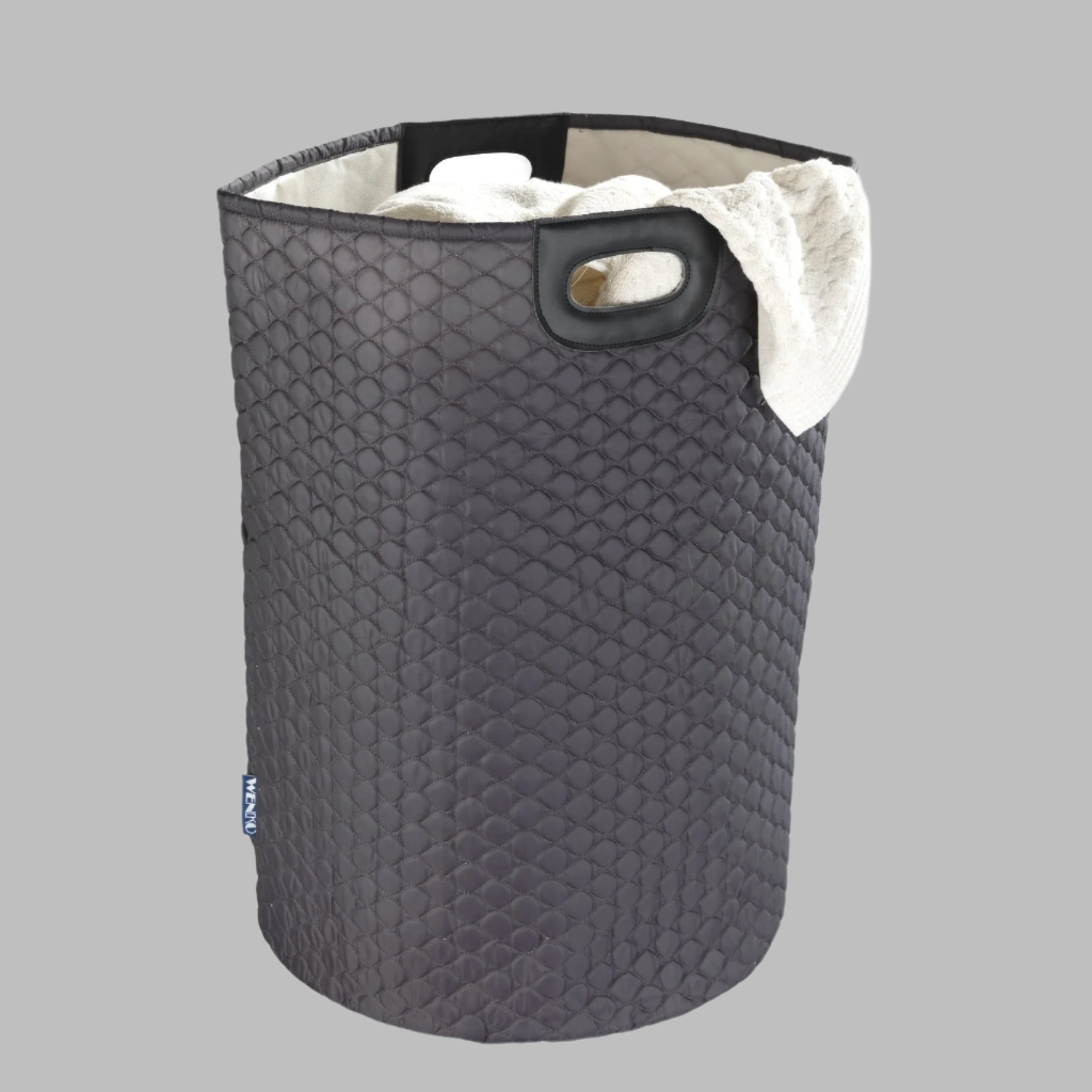 Laundry Basket 79L- Wabo - Black