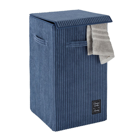 63L LAUNDRY BASKET - CORA RANGE - BLUE