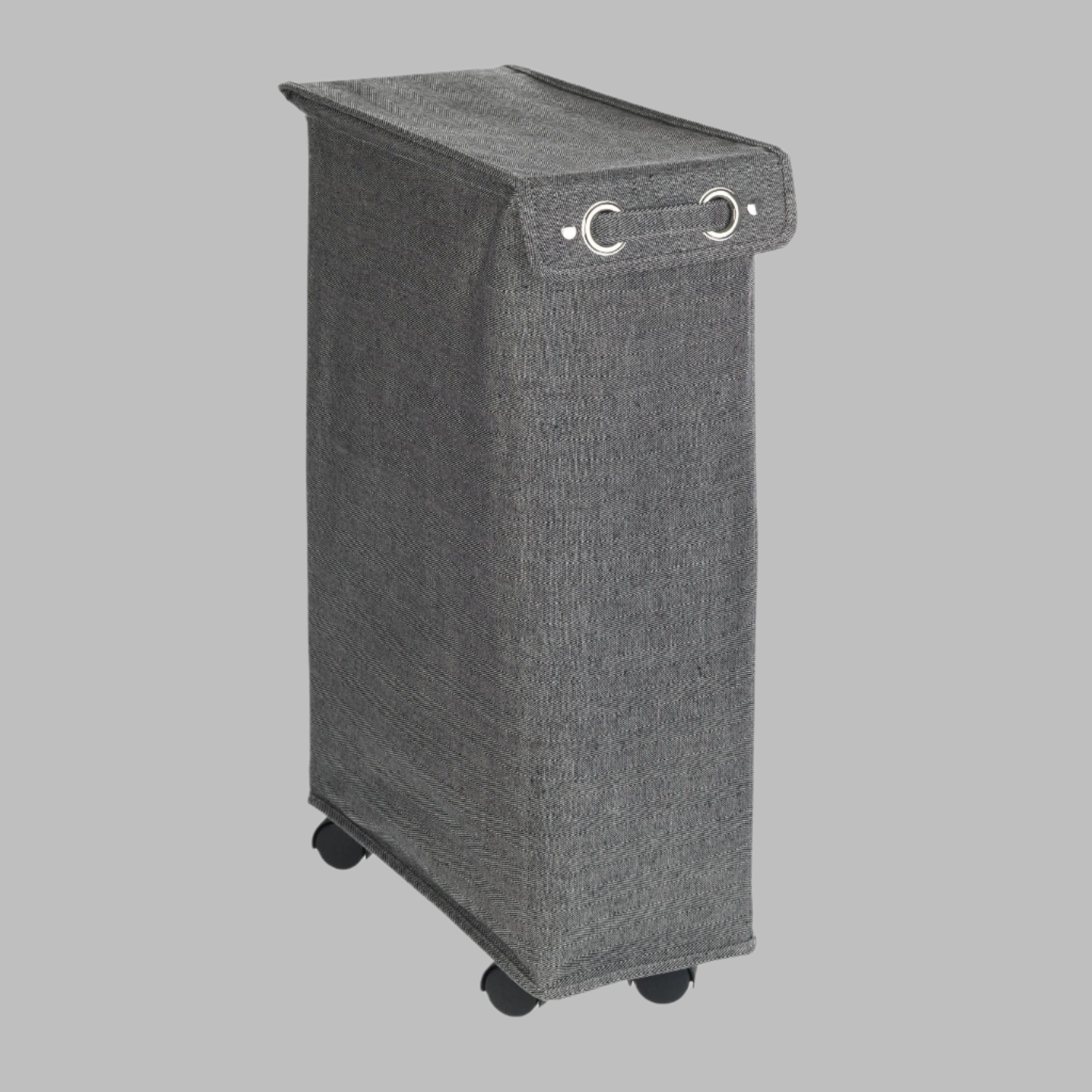 Laundry Basket 43L - With Lid - Corno Prime - Black-White
