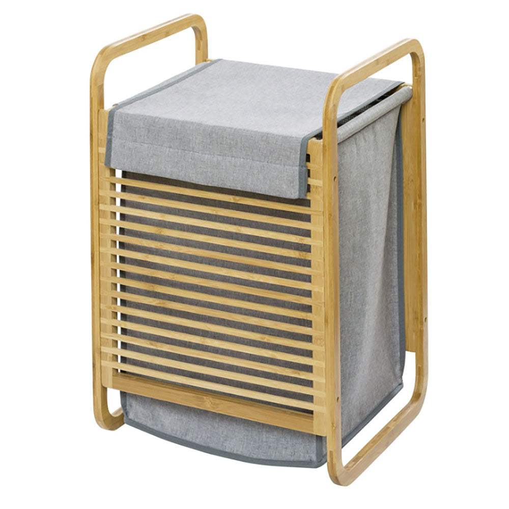 LAUNDRY BIN “ BAMBOO - BAHARI RANGE “ SLATTED “ 43L