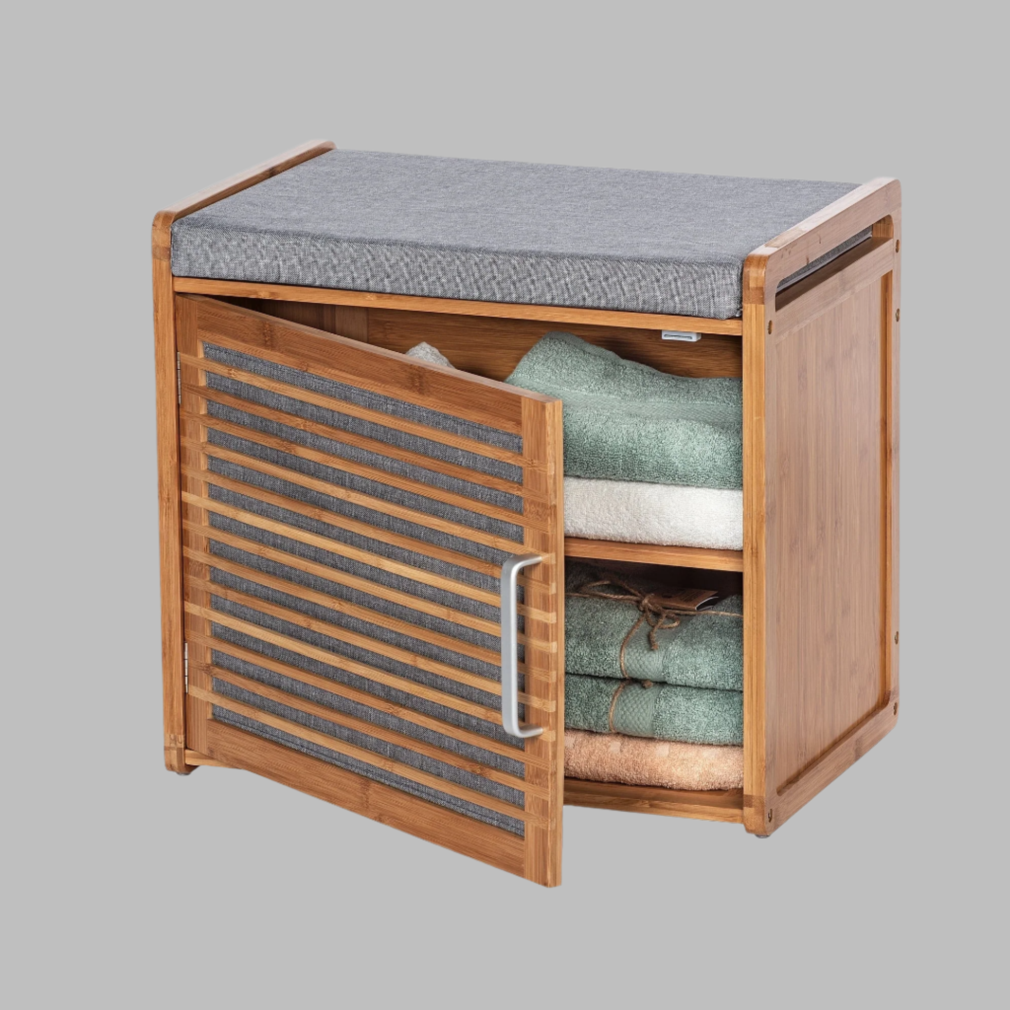 Shoe Cabinet & Seat - Bahari - Grey