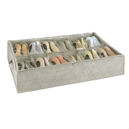 UNDERBED SHOE STORAGE - BALANCE RANGE - 12 COMPARTMENTS