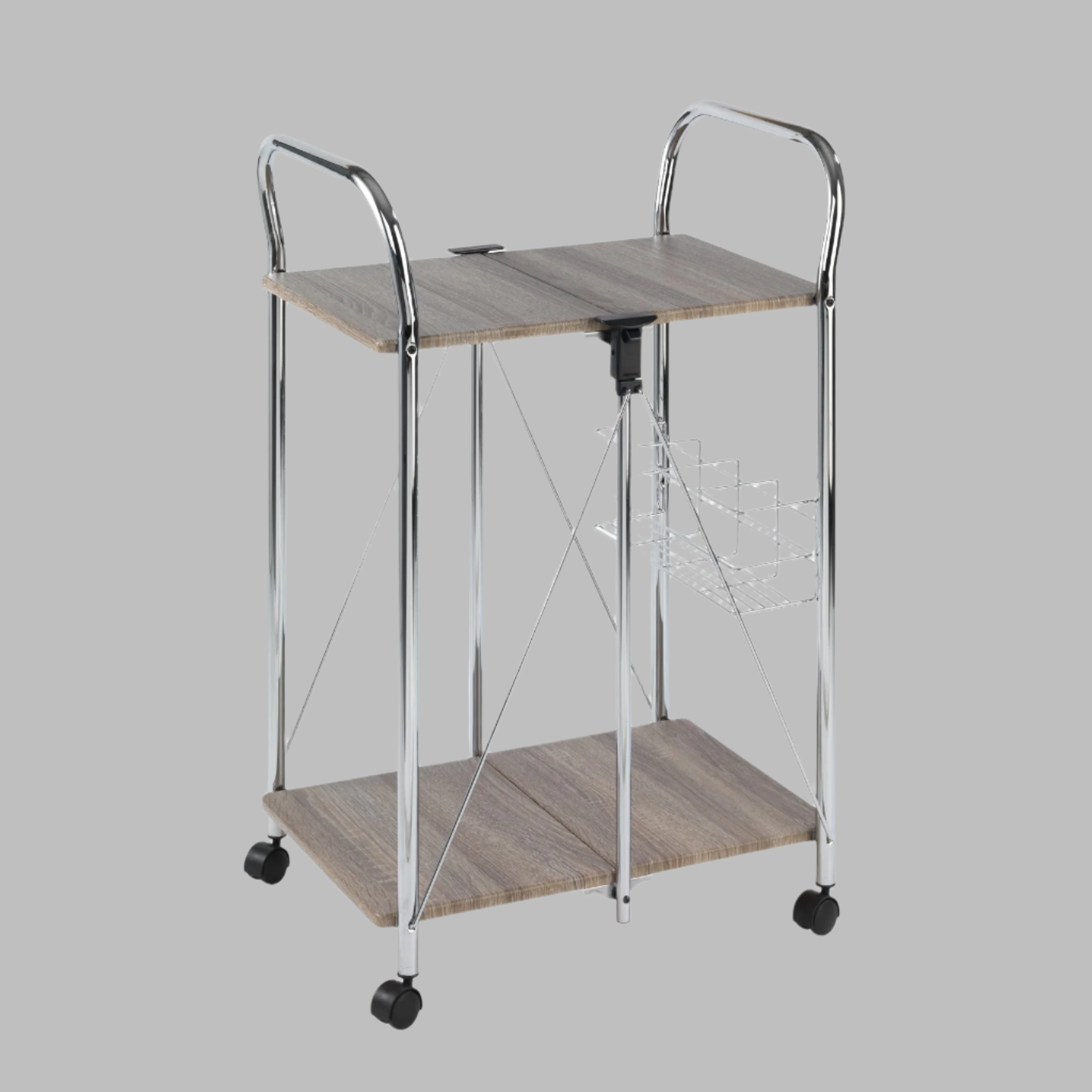 Serving Trolley - Foldable - Liky Range - Wood Metal