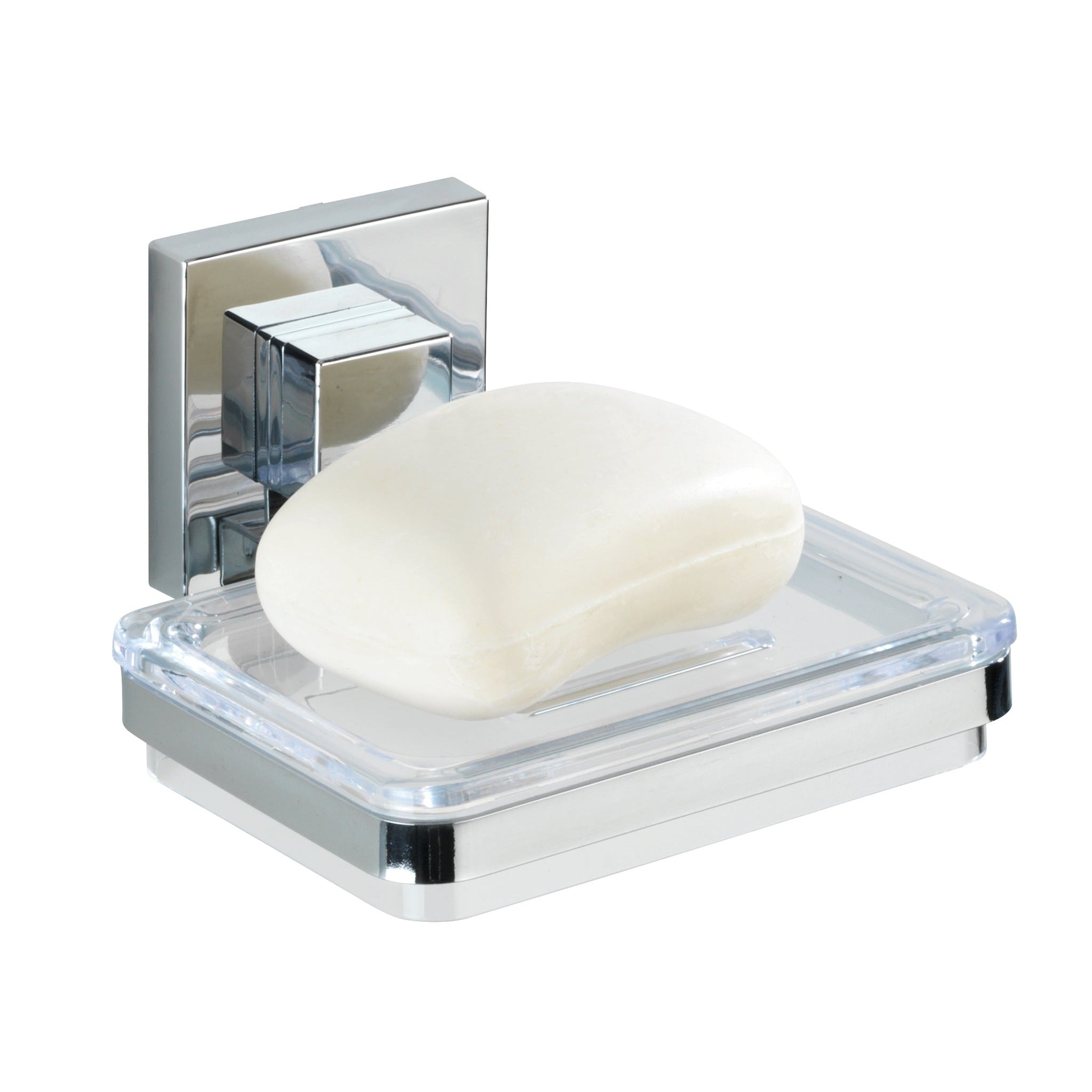Vacuum-Loc Soap Holder Quadro Range - S/Steel - No Drilling