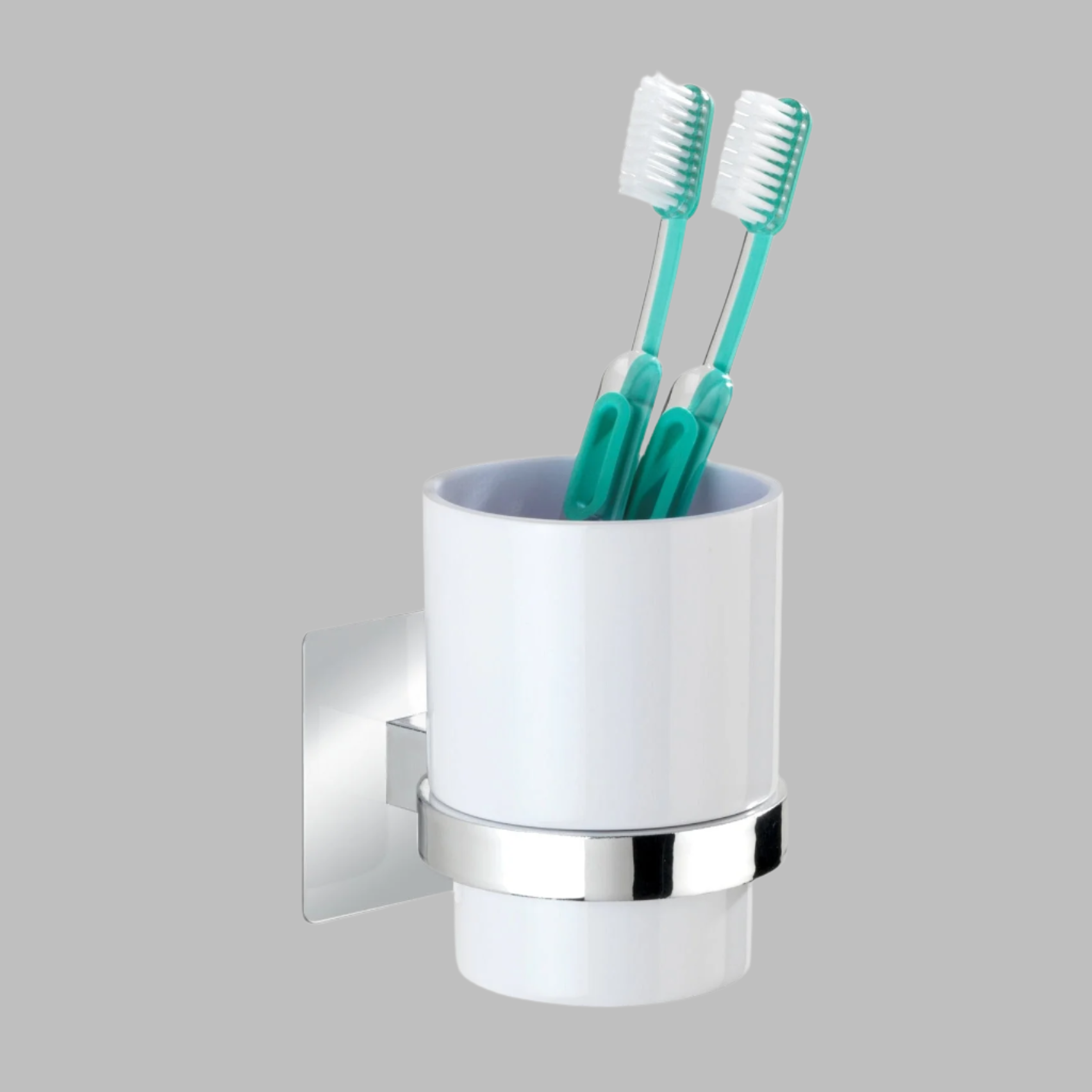 Turbo-Loc Toothbrush Tumbler Quadro Range - No Drilling Required