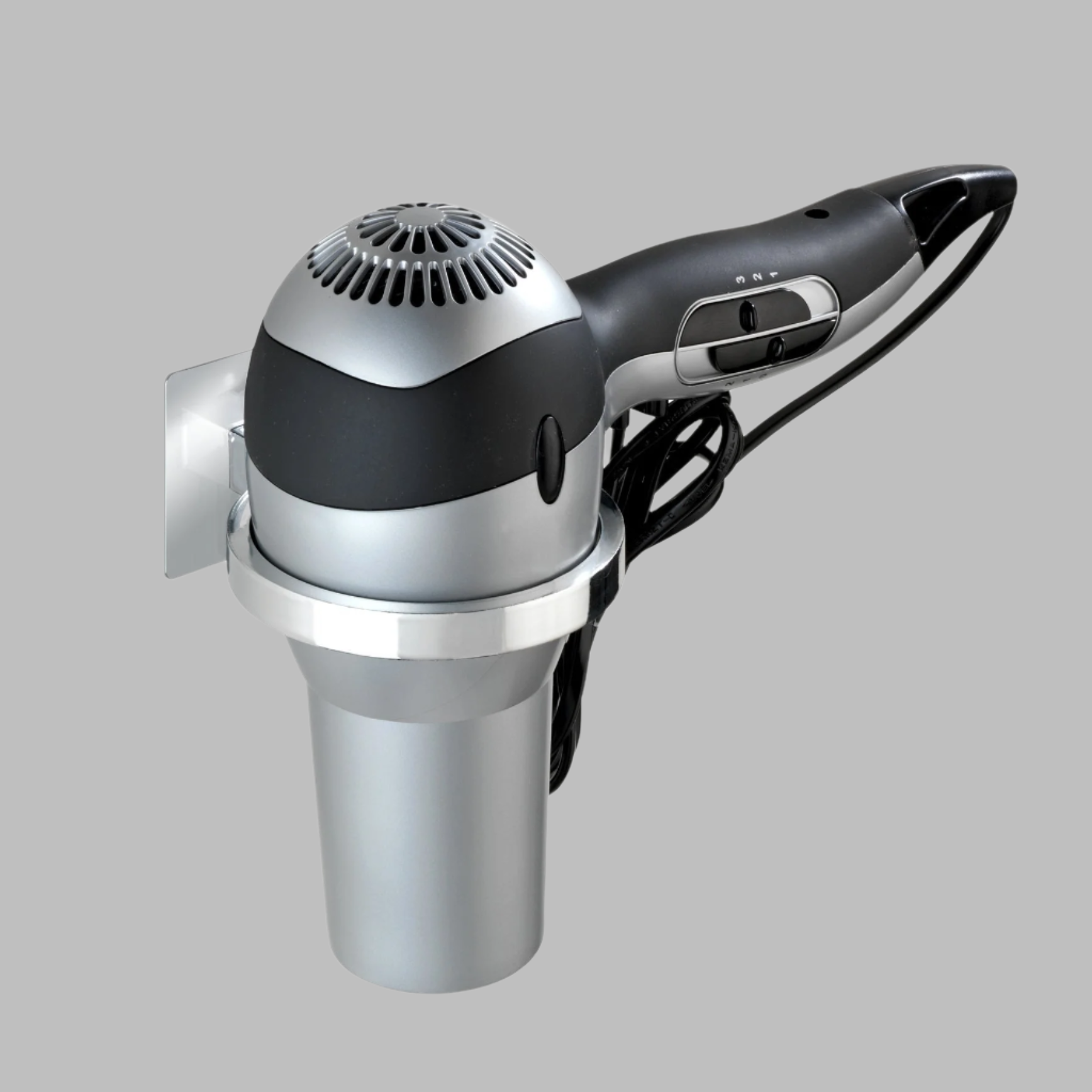Turbo-Loc Hair Dryer Holder Quadro Range - No Drilling Required
