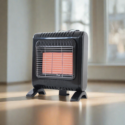 3-PANEL INFRARED RADIANT INDOOR GAS MINI HEATER