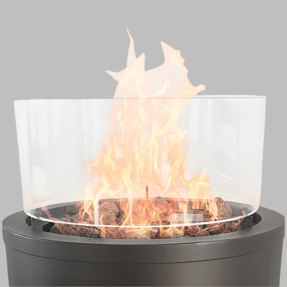 Glass For GHP38 (V1 Model) Gas Shortstand Firepit Patio Heater