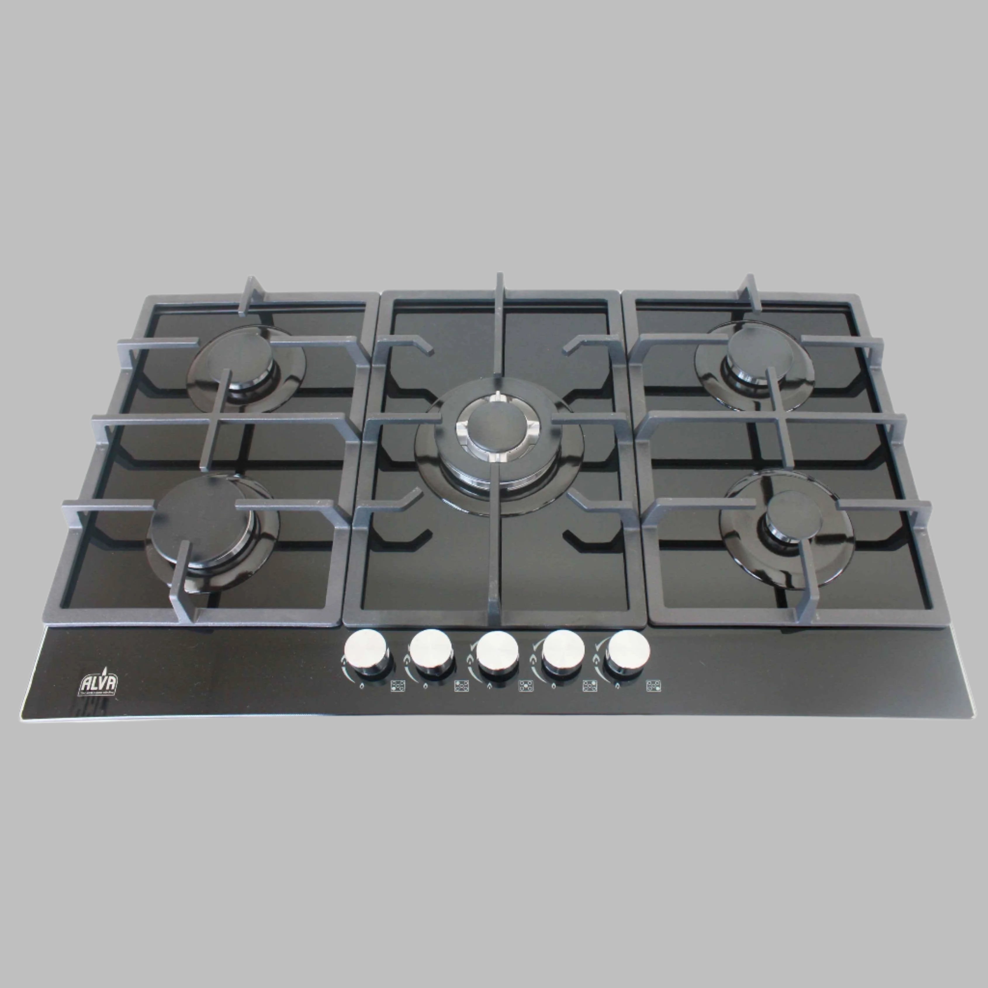 ALVA - 90cm 5-BURNER GAS HOB - GLASS TOP