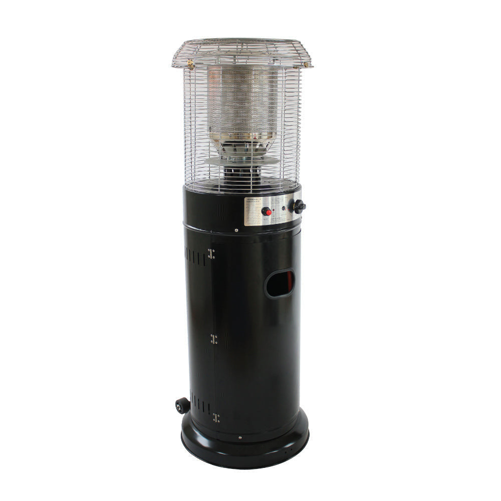 ALVA - SHORT STAND GAS PATIO HEATER – 1.35M TALL - BLACK – Alva Lifestyle