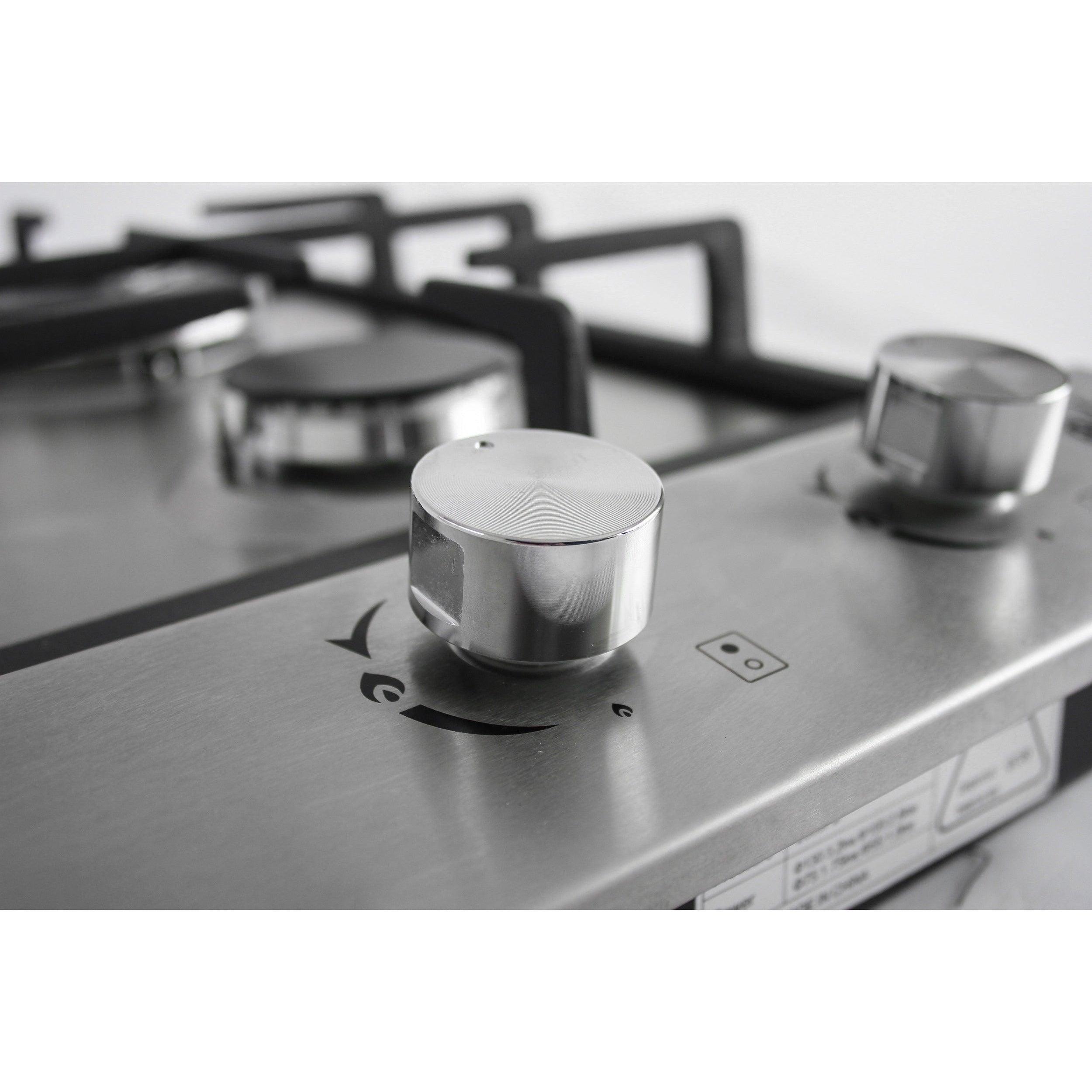 30cm 2-BURNER GAS HOB - STAINLESS STEEL - Alva Lifestyle Retail