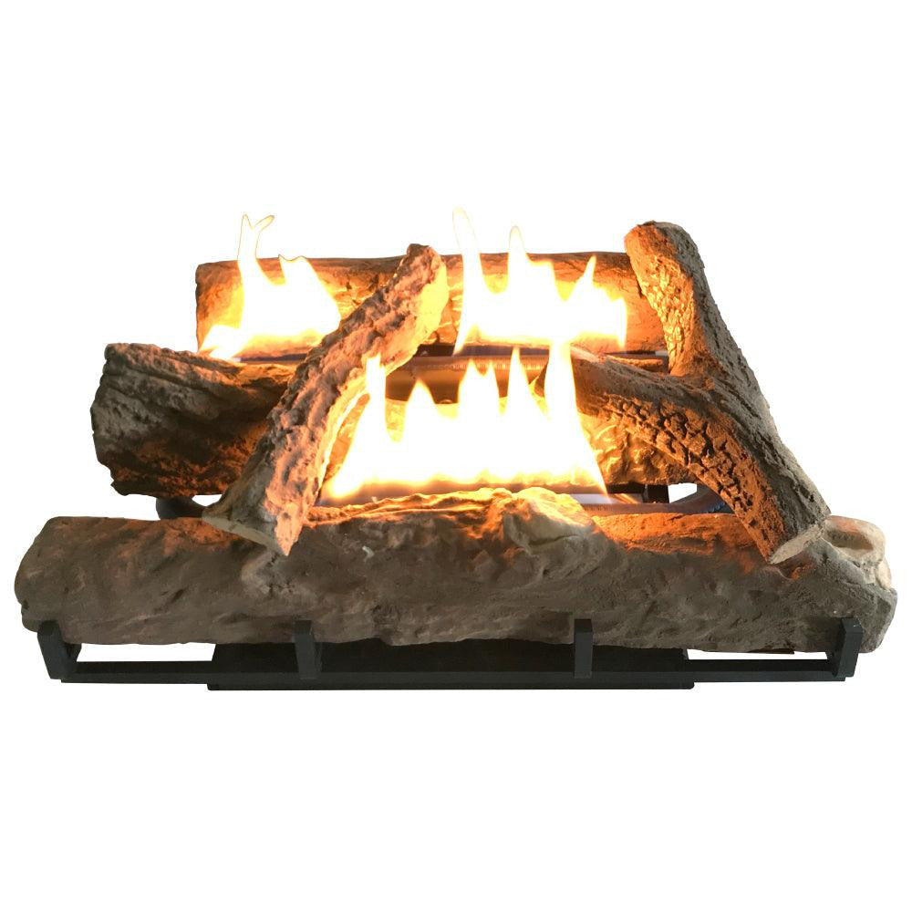 Log Fireplace Gas Heater 670mm Wide