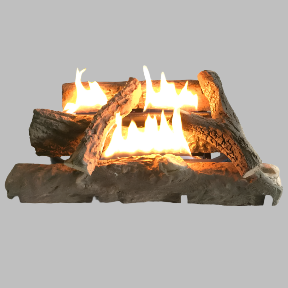 Log Fireplace Gas Heater 670mm Wide