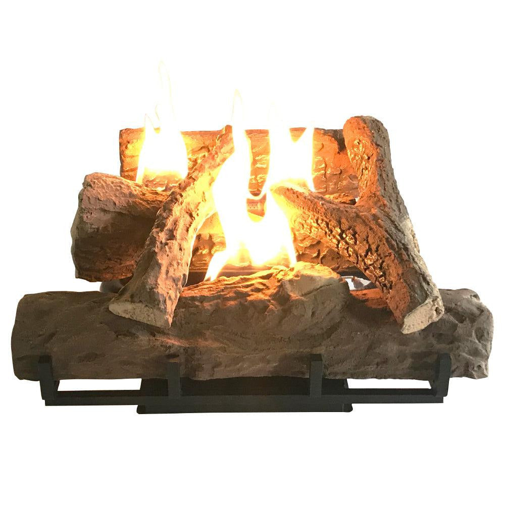 ALVA - LOG FIREPLACE GAS HEATER 520mm WIDE