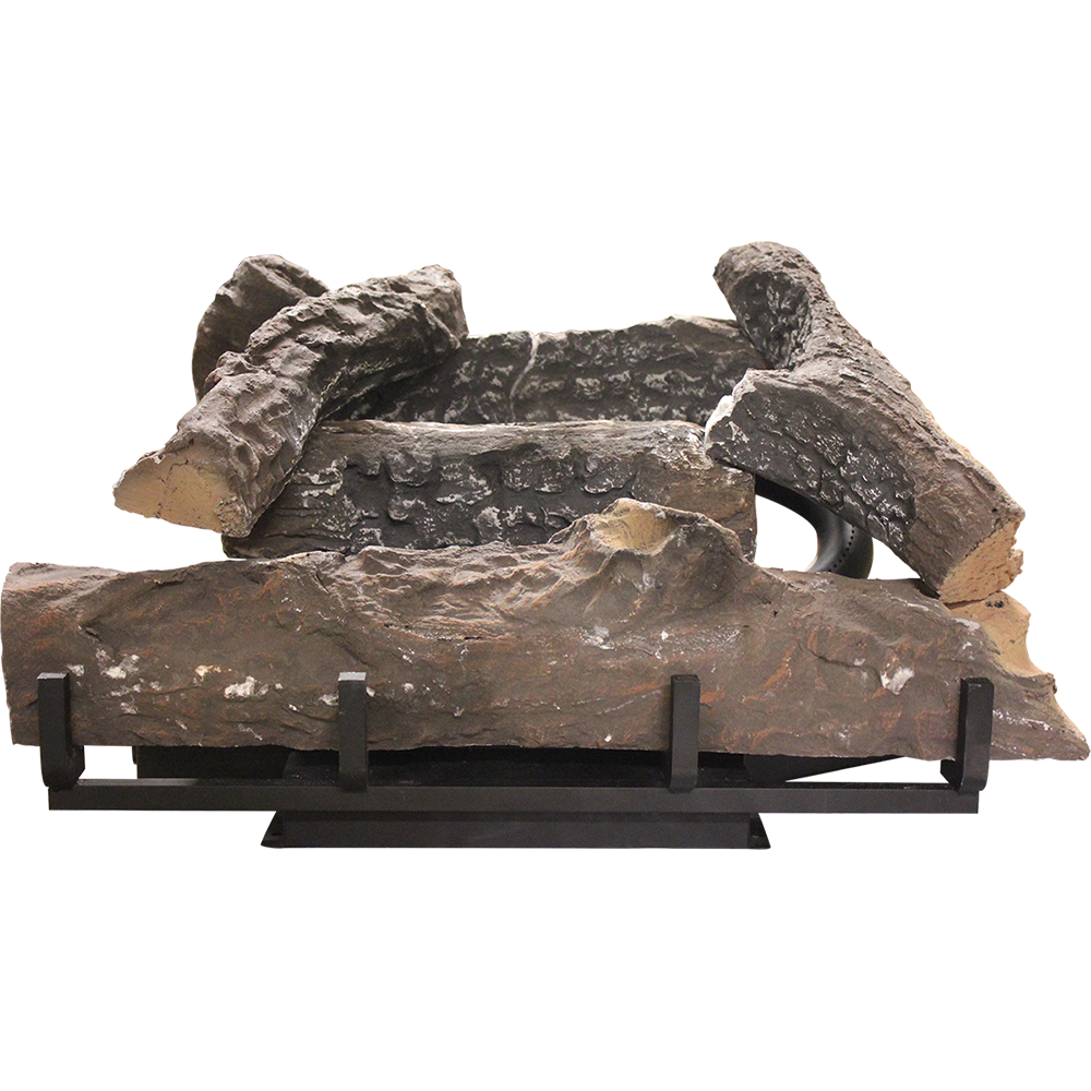 Log Fireplace Gas Heater 520mm Wide