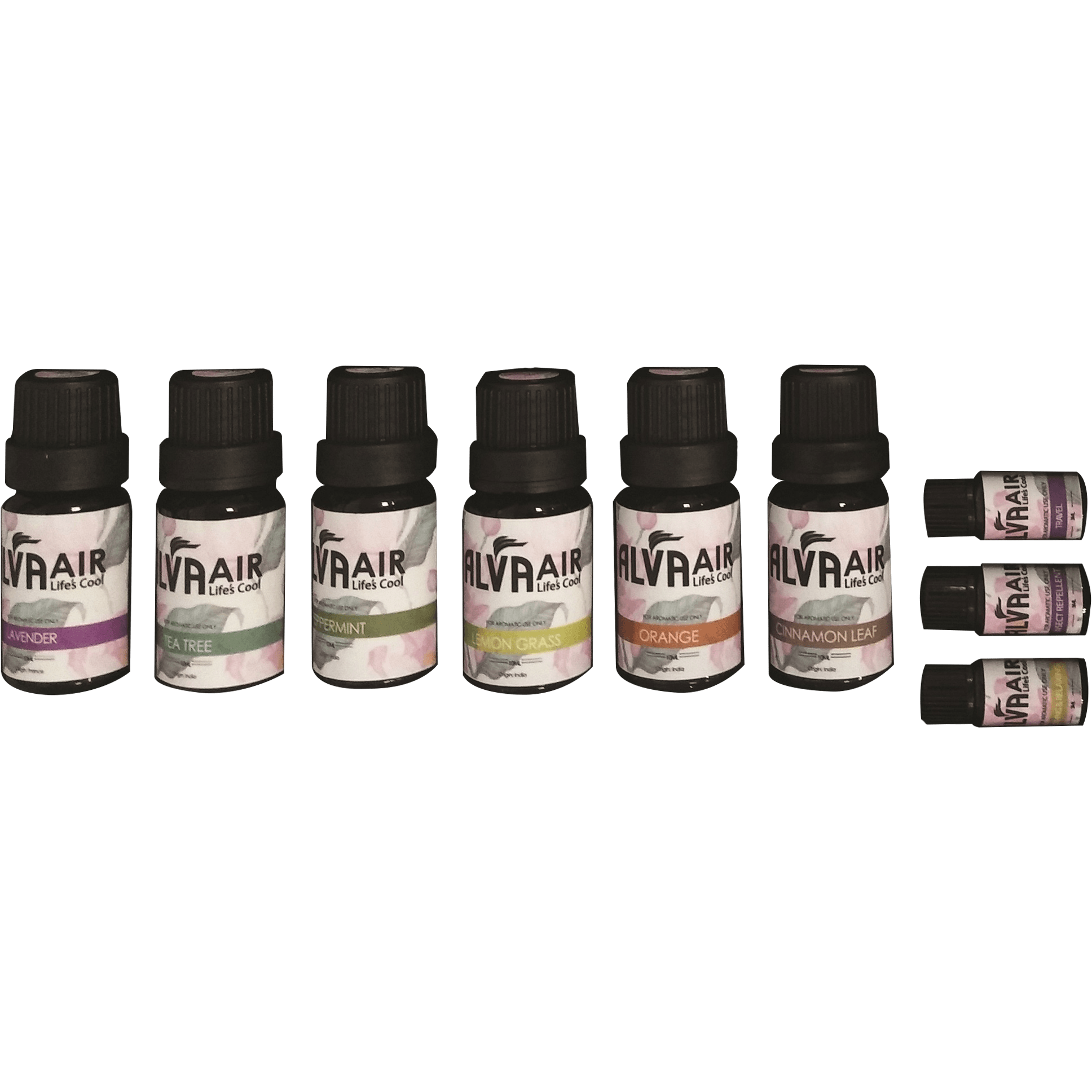9PC ESSENTIAL OILS SET - FOR AROMATHERAPY DIFFUSER - Alva Lifestyle Retail
