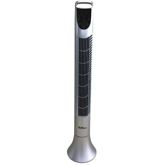 92cm Plastic Tower Fan (Silver) With Remote